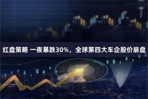 红盘策略 一夜暴跌30%，全球第四大车企股价崩盘