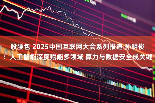 股腰包 2025中国互联网大会系列报道 孙明俊：人工智能深度赋能多领域 算力与数据安全成关键